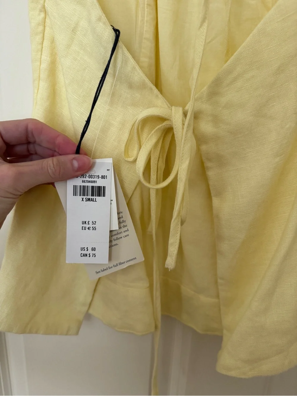 Abercrombie & Fitch Pale Yellow Halter Camisole - Picture 2 of 3